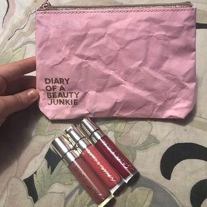 Smith & Cult Lip bag with three lip gloss